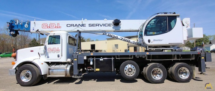 Manitex 40124SHL 40-ton Boom Truck Crane on Peterbilt 365 3