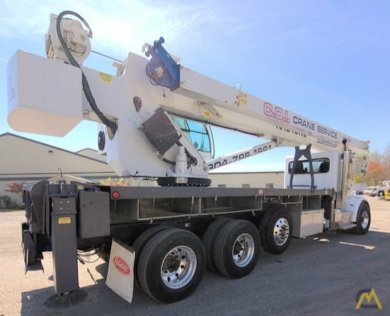 Manitex 40124SHL 40-ton Boom Truck Crane on Peterbilt 365 4