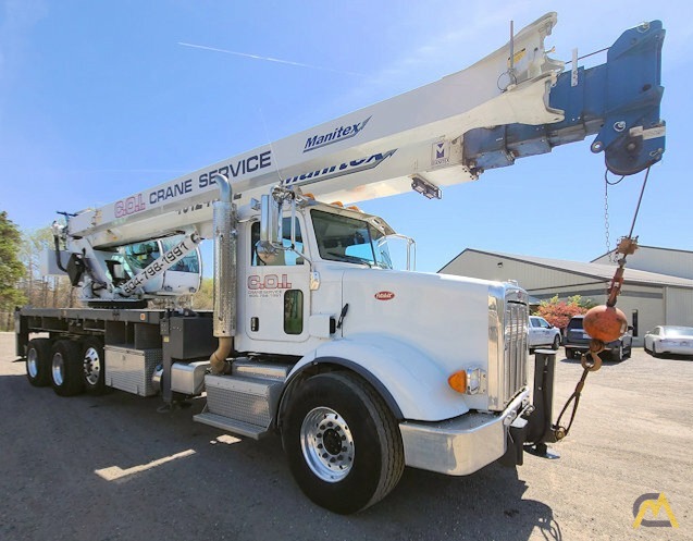 Manitex 40124SHL 40-ton Boom Truck Crane on Peterbilt 365 2