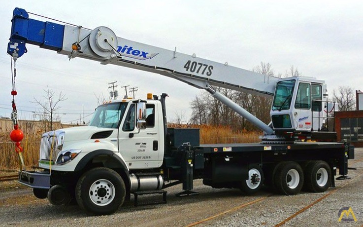 Manitex 4077S 30-Ton Boom Truck Crane 0