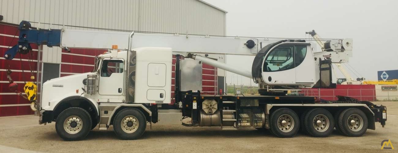 Manitex 45110T 45-Ton Boom Truck Crane on Kenworth T800 2