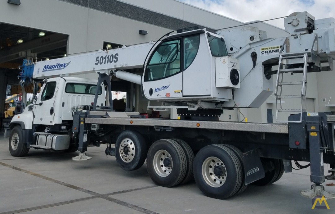 Manitex 50110S 50-Ton Boom Truck Crane on Freightliner 114SD 1
