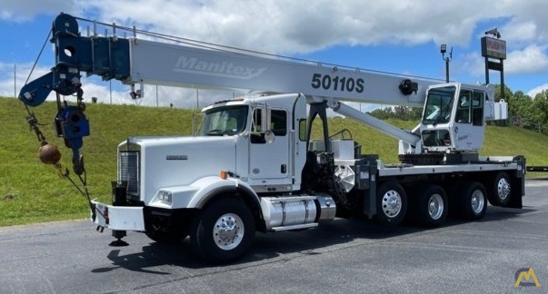 Manitex 50110S 50-ton Boom Truck Crane on Kenworth C500 0