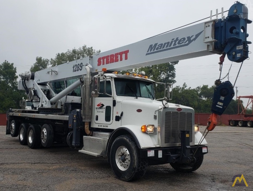 Manitex 50128S 50-ton Boom Truck Crane on Peterbilt 365 1