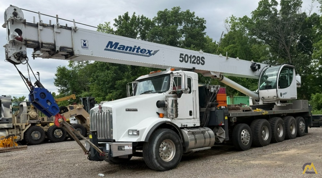 Manitex 50128S Boom Truck Crane on Kenworth 0