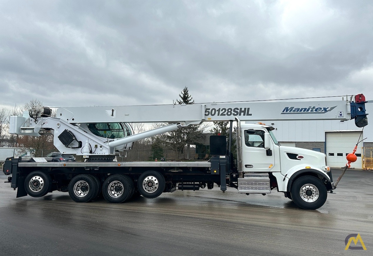 Manitex 50128SHL Boom Truck Crane on Peterbilt 567  3