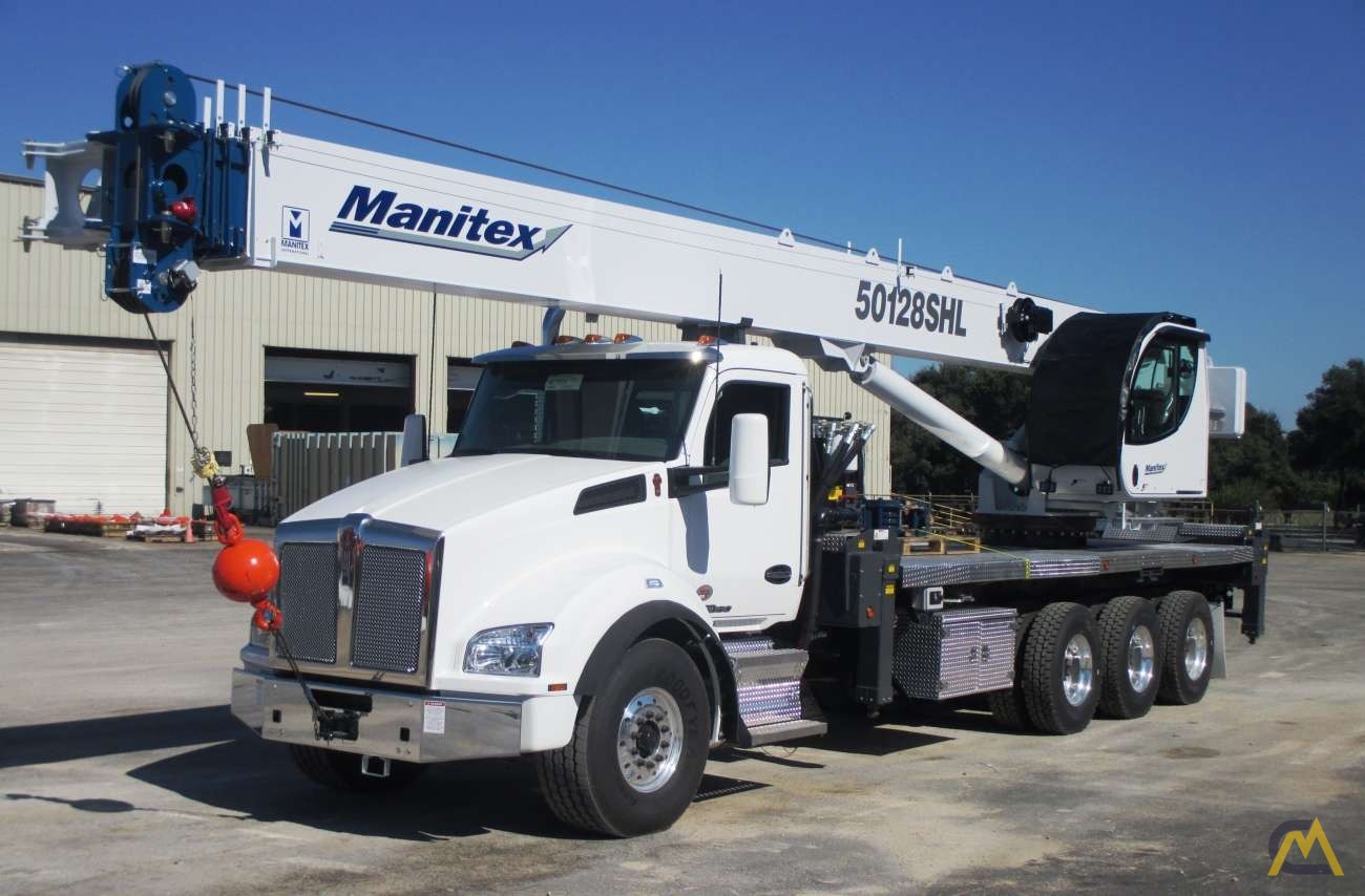 Manitex 50128SHL 50-Ton Boom Truck Crane 0