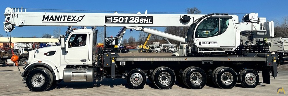 Manitex 50128SHL Boom Truck Crane on  Peterbilt 567 2