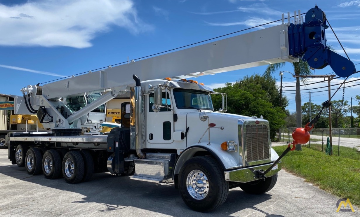 Manitex 50155SHL Boom Truck Crane on Peterbilt 9