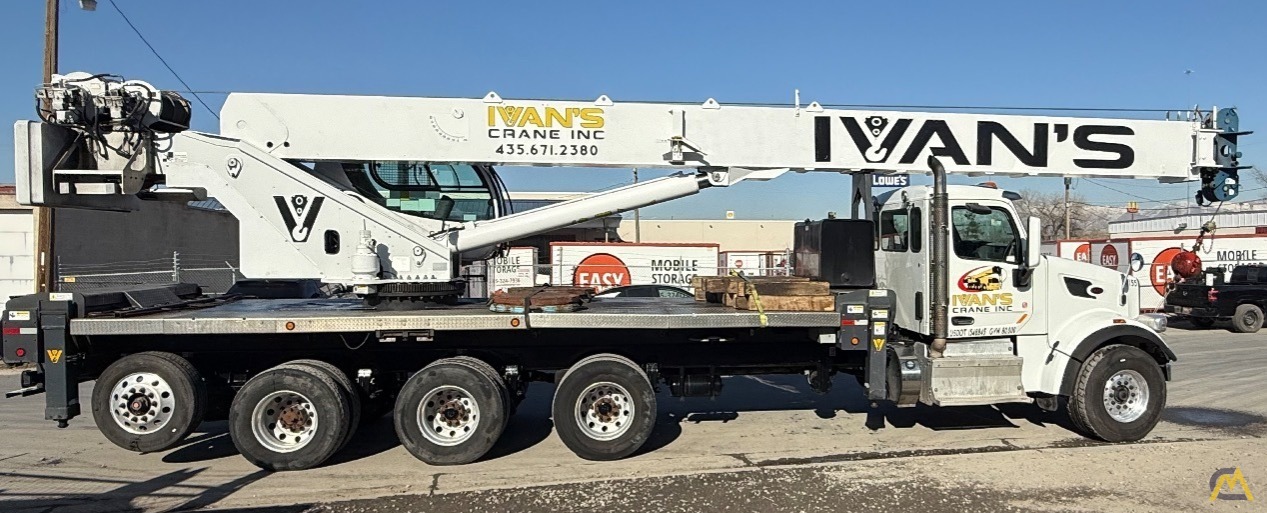 Manitex 50155SHL Boom Truck Crane on Peterbilt 567 1