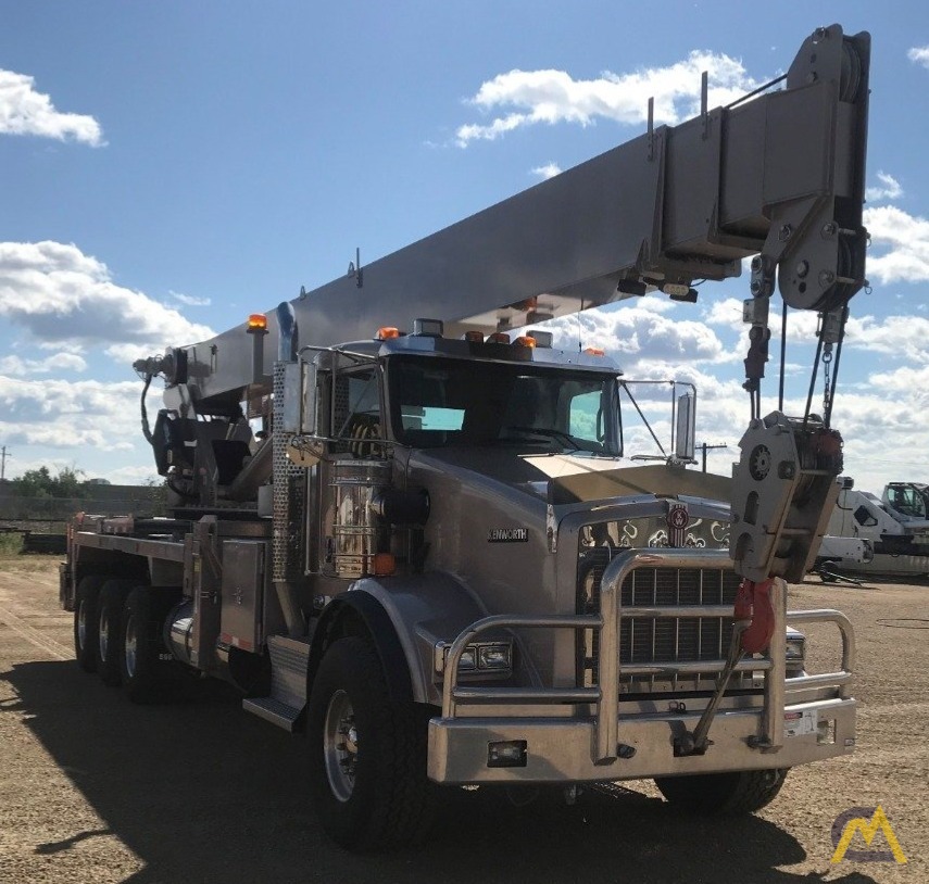 Manitex 5084S Boom Truck Crane on Kenworth T800B Tridem 5