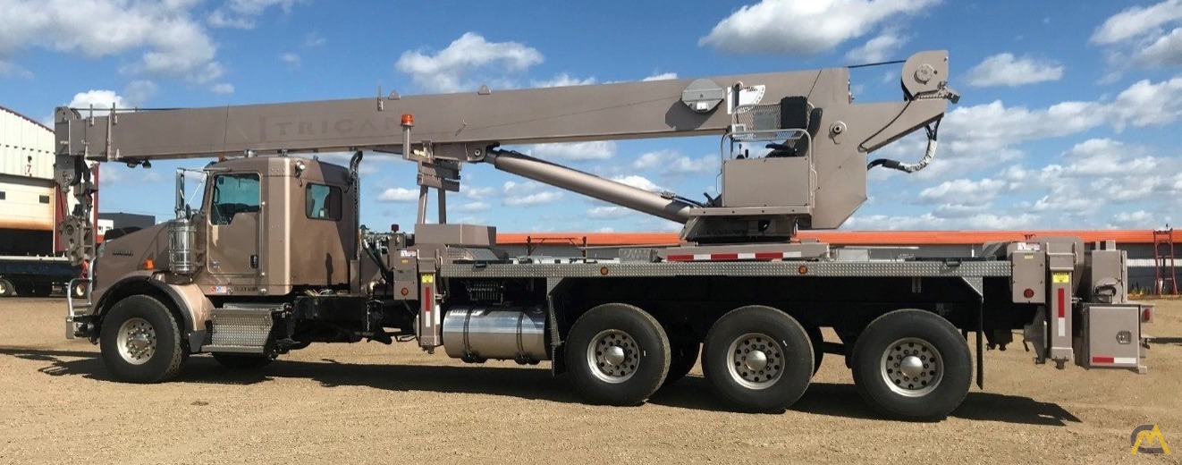 Manitex 5084S Boom Truck Crane on Kenworth T800B Tridem 1