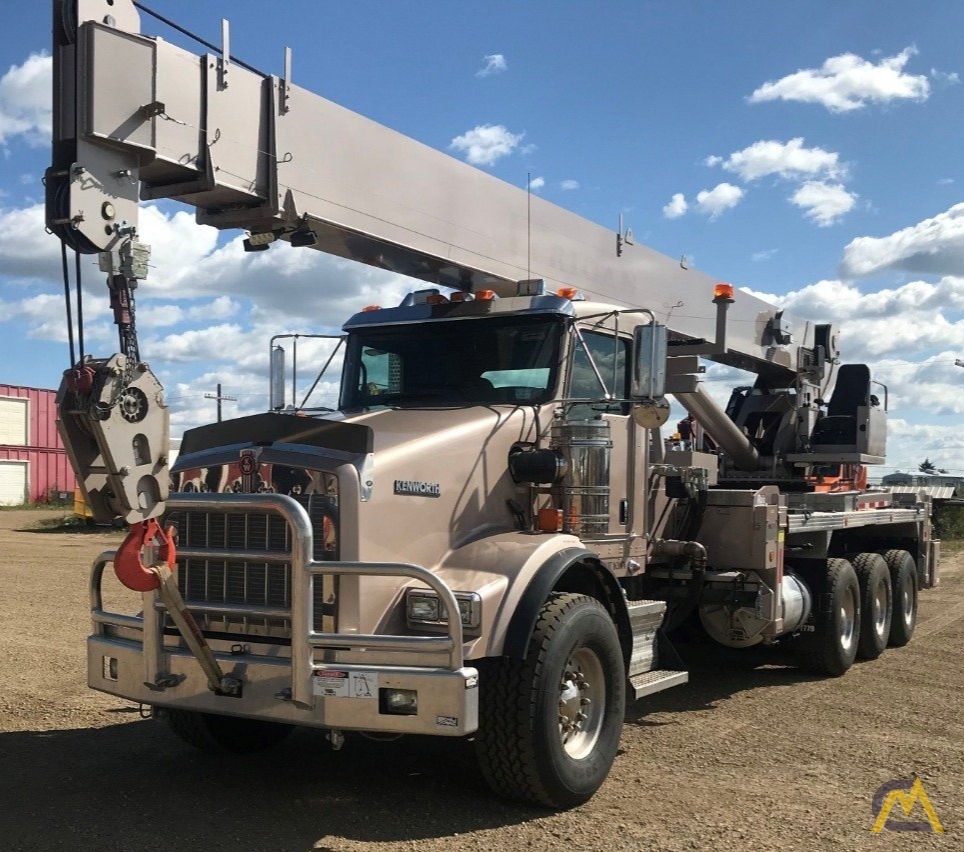 Manitex 5084S Boom Truck Crane on Kenworth T800B Tridem 0