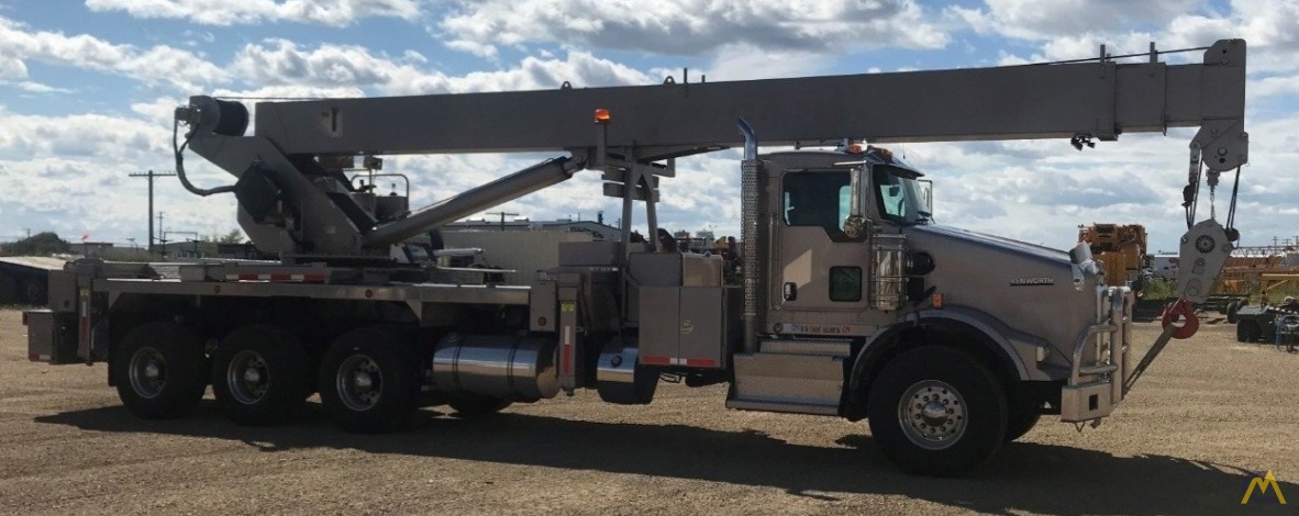 Manitex 5084S Boom Truck Crane on Kenworth T800B Tridem 4