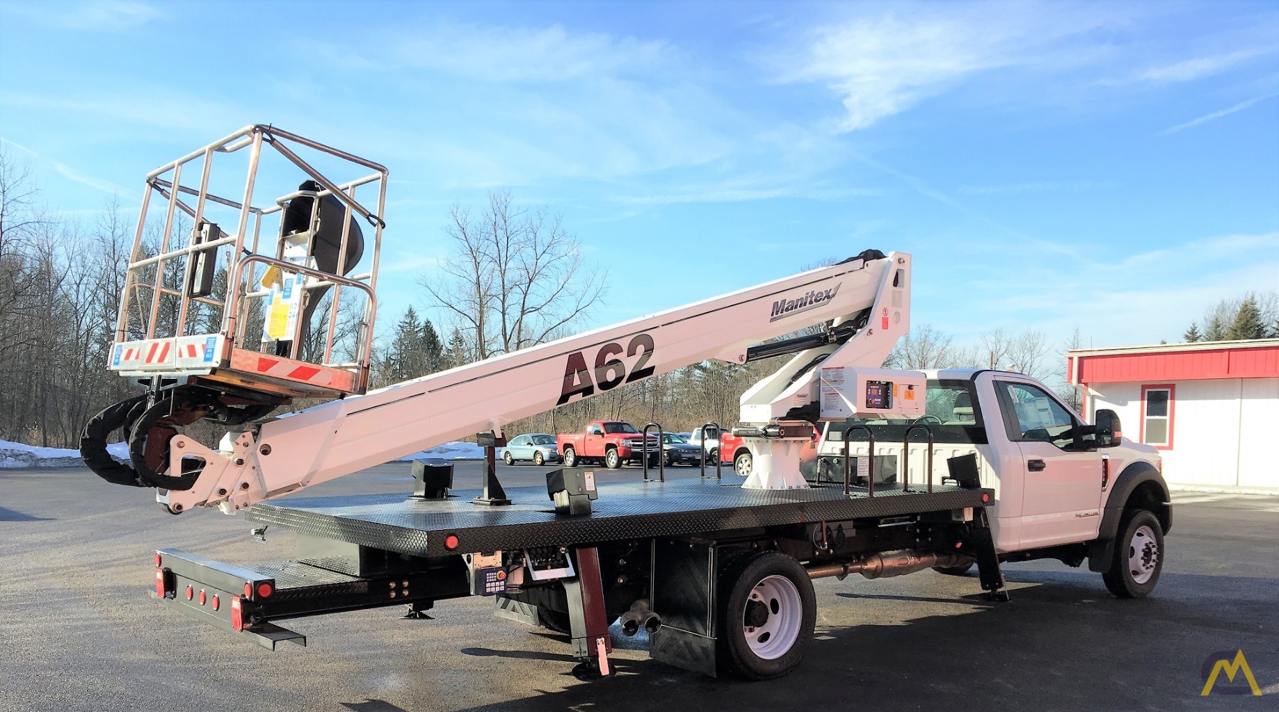 Manitex A62 62' Telescopic Boom Aerial Bucket Truck For Sale Platforms