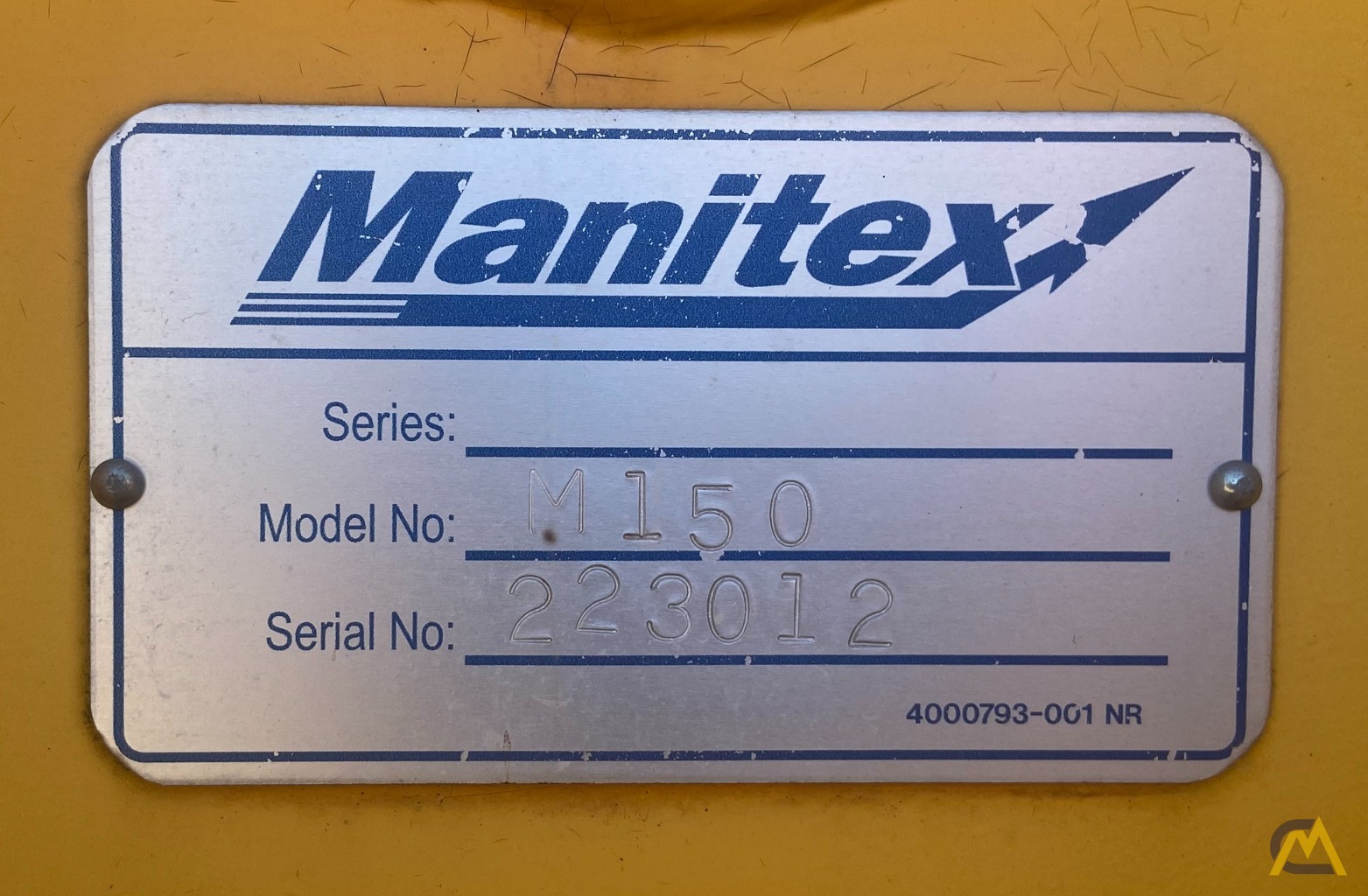 Manitex M150 (Badger CD4415) 15-ton Down Cab Rough Terrain Crane 6
