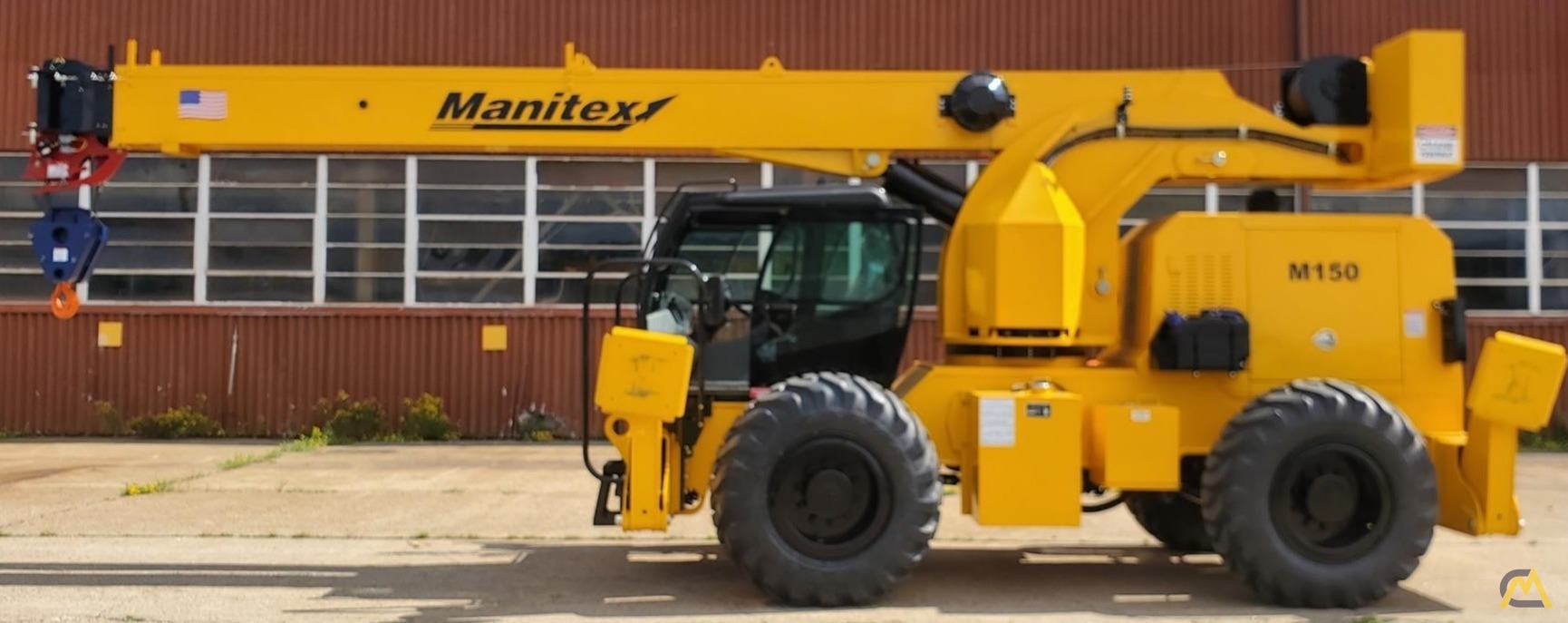 Manitex M150 15ton Down Cab Rough Terrain Crane For Sale Hoists