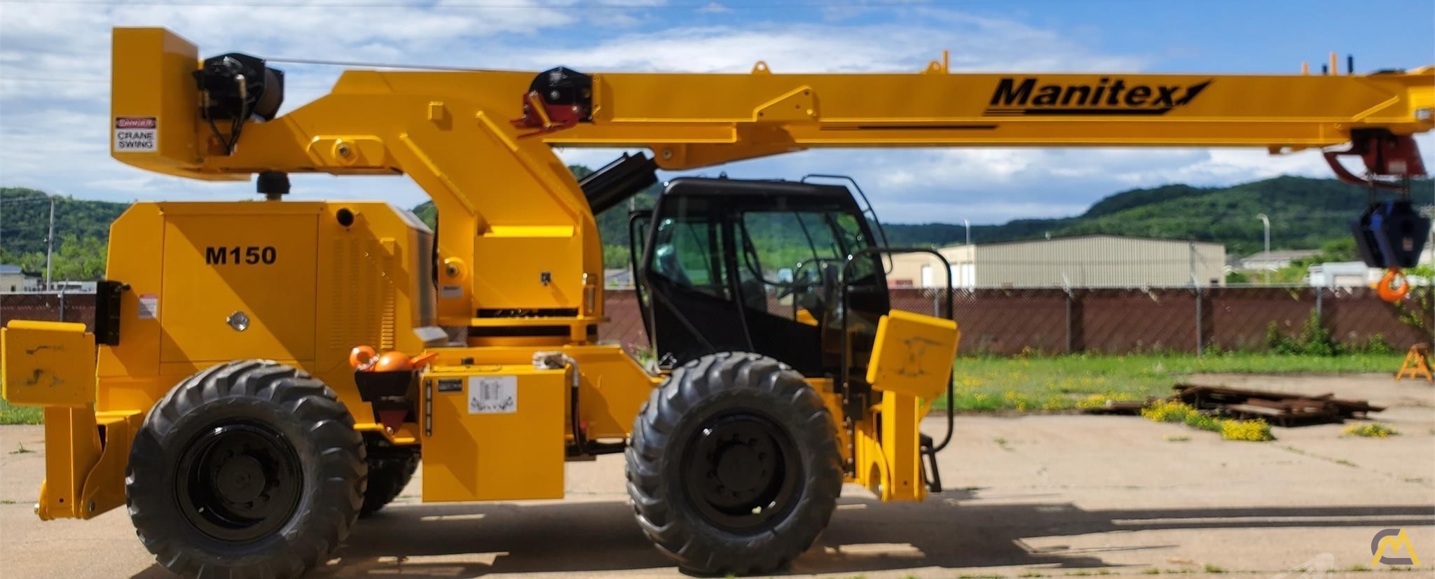 Manitex M150 15ton Down Cab Rough Terrain Crane For Sale Hoists