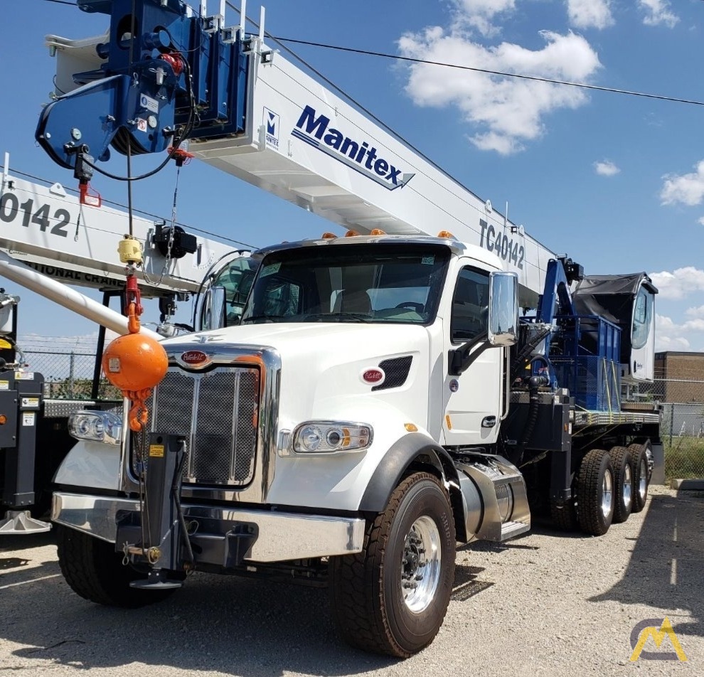 Manitex TC40142 Boom Truck Crane on Petebilt 567 0