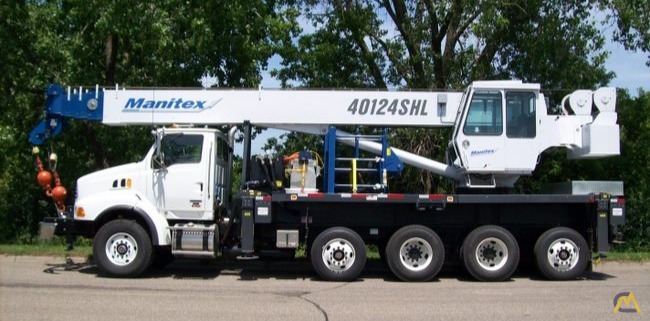 Manitex TC40142 Boom Truck Crane on Petebilt 567 0