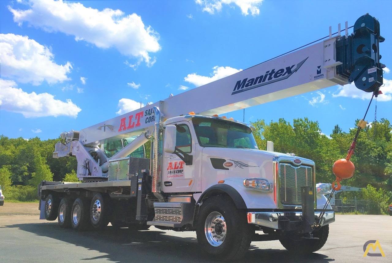 Manitex TC50128S Boom Truck Crane on Peterbilt 567 11