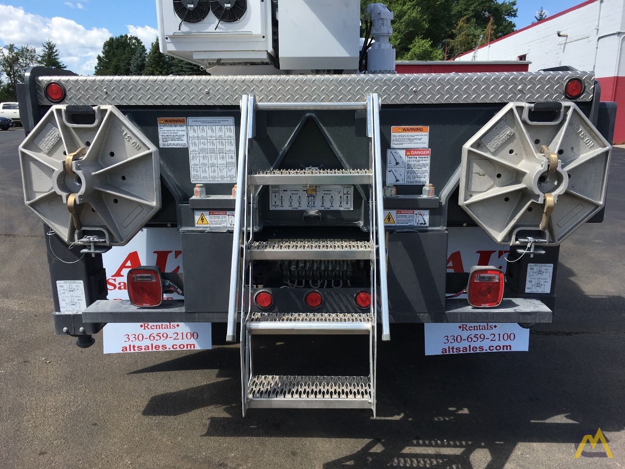 Manitex TC50128S Boom Truck Crane on Peterbilt 567 16