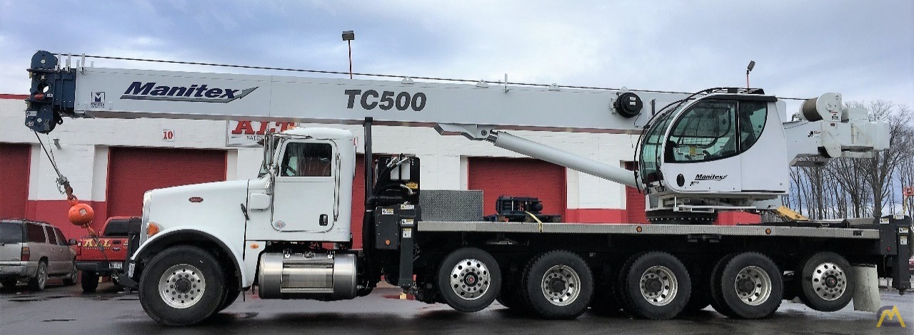 Manitex TC50128S Boom Truck Crane on Peterbilt 365