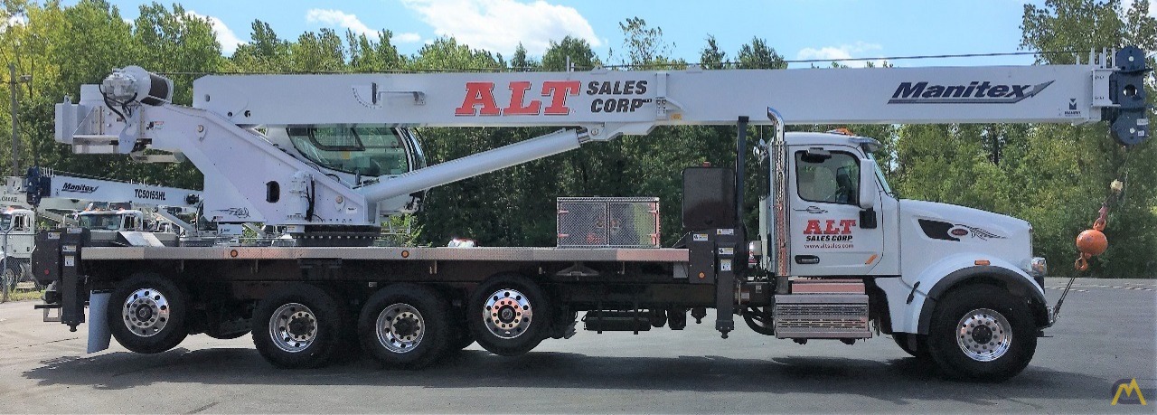 Manitex TC50128S Boom Truck Crane on Peterbilt 567 13