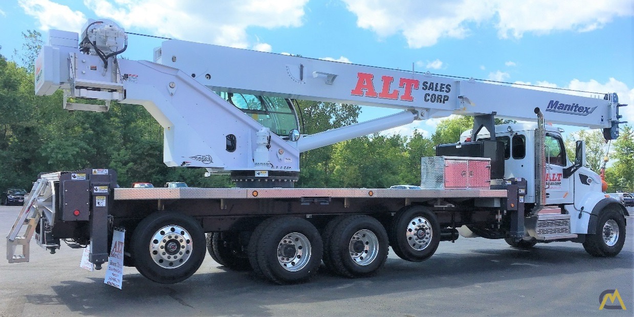 Manitex TC50128S Boom Truck Crane on Peterbilt 567 14