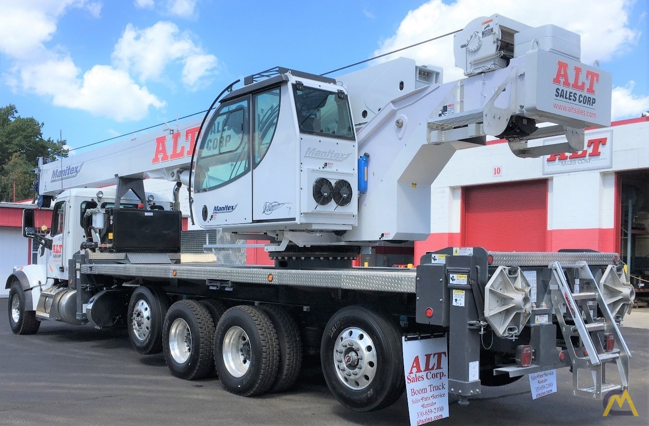 Manitex TC50128S Boom Truck Crane on Peterbilt 567 18