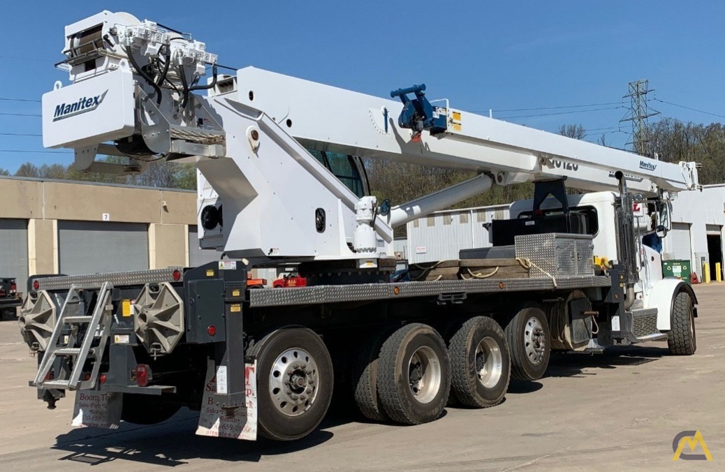 Manitex TC50128S Boom Truck Crane on Peterbilt 365 2