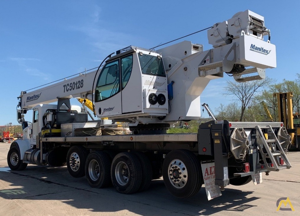 Manitex TC50128S Boom Truck Crane on Peterbilt 365 3