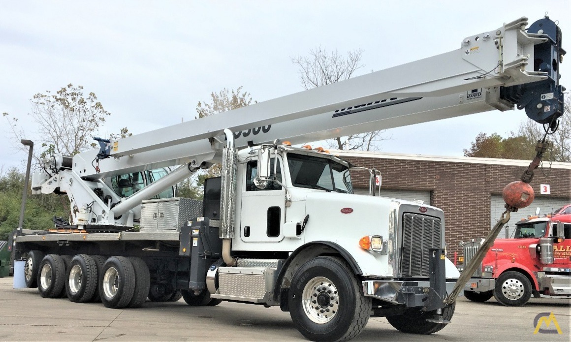 Manitex TC50128S Boom Truck Crane on Peterbilt 365