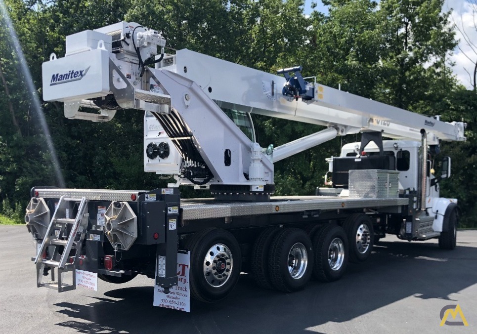 Manitex TC50128S Boom Truck Crane on Peterbilt 567 4