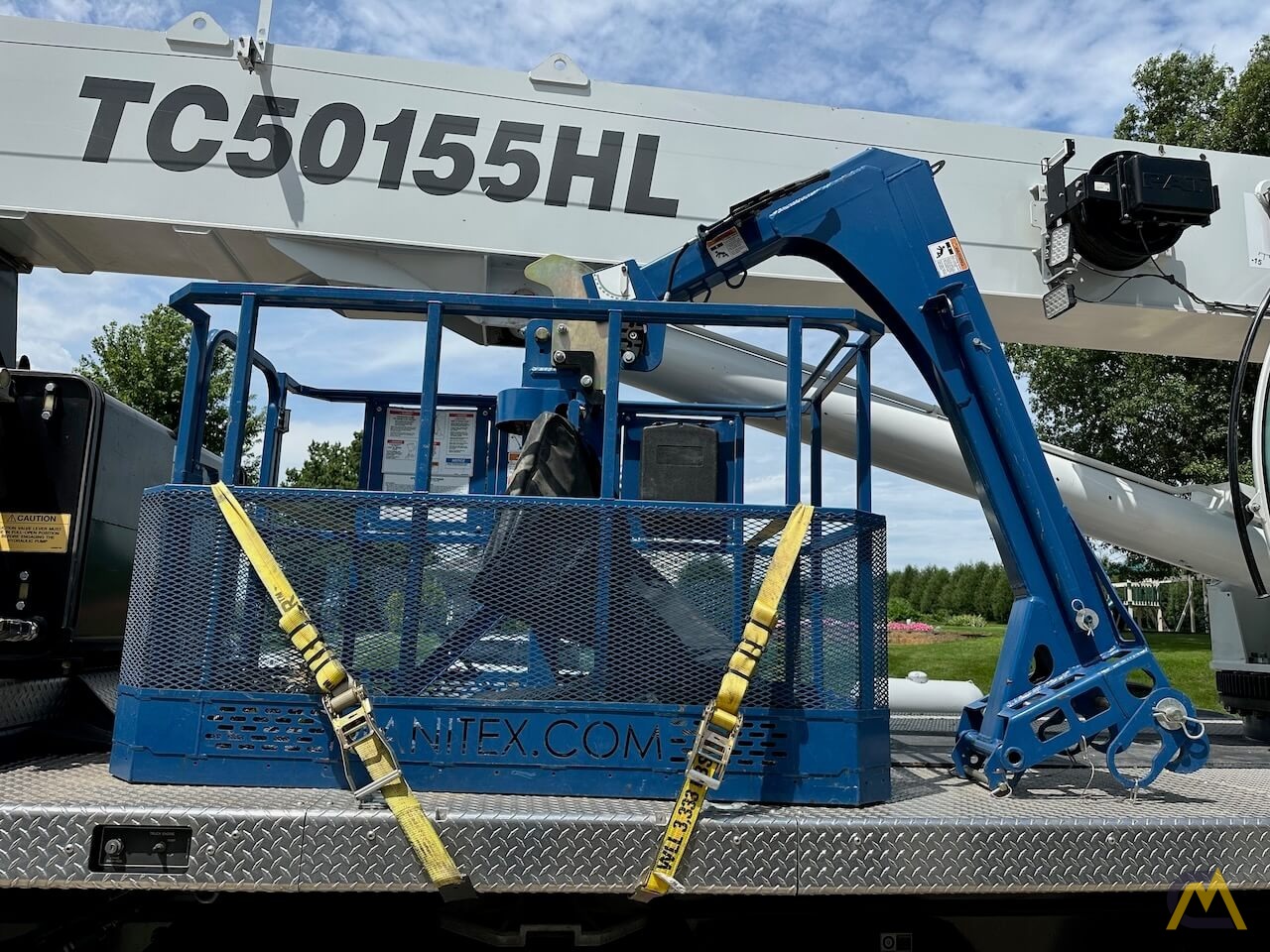 SOLD Manitex TC50155HL 50-Ton Boom Truck Crane on Peterbilt  5