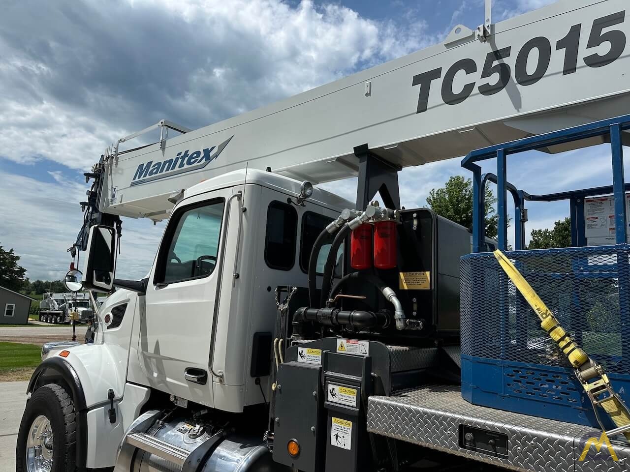 SOLD Manitex TC50155HL 50-Ton Boom Truck Crane on Peterbilt  7