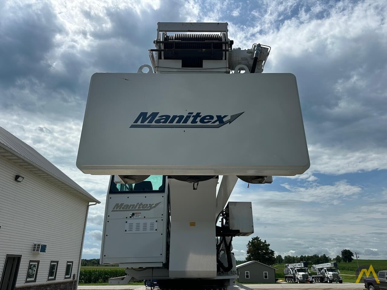 SOLD Manitex TC50155HL 50-Ton Boom Truck Crane on Peterbilt  14