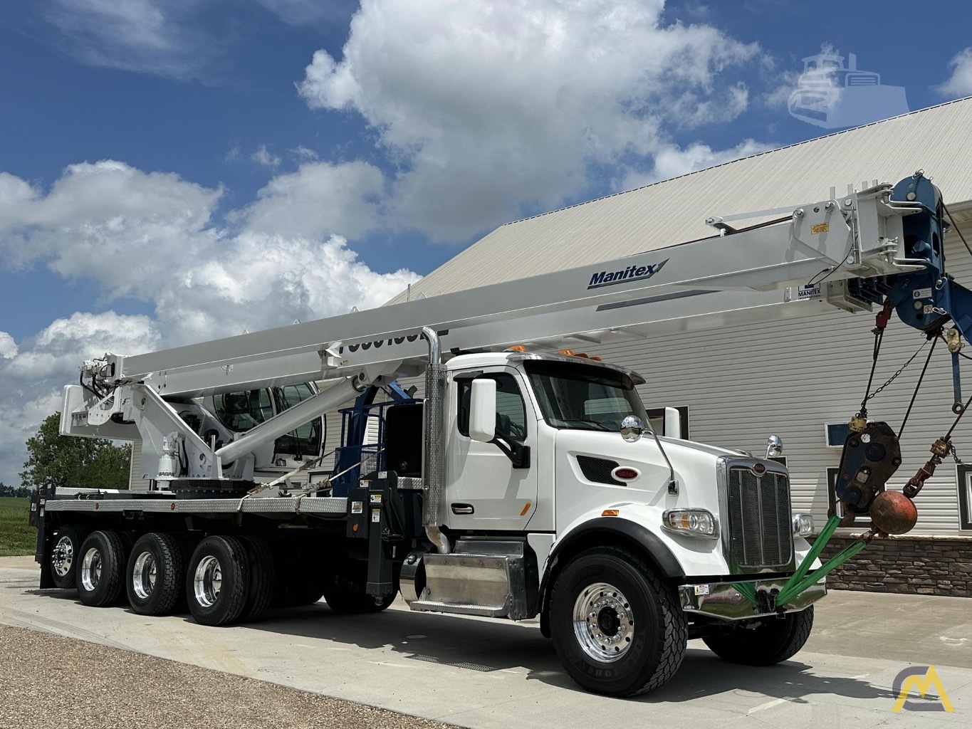 Manitex TC50155HL 50-Ton Boom Truck Crane on Peterbilt 567 1