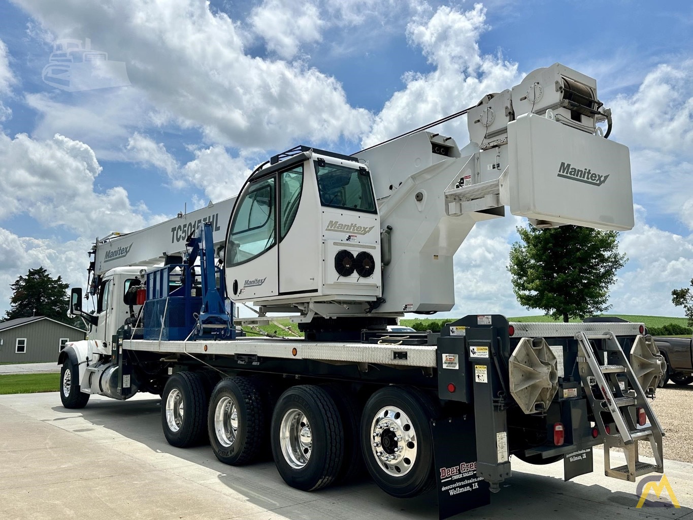 Manitex TC50155HL 50-Ton Boom Truck Crane on Peterbilt 567 3