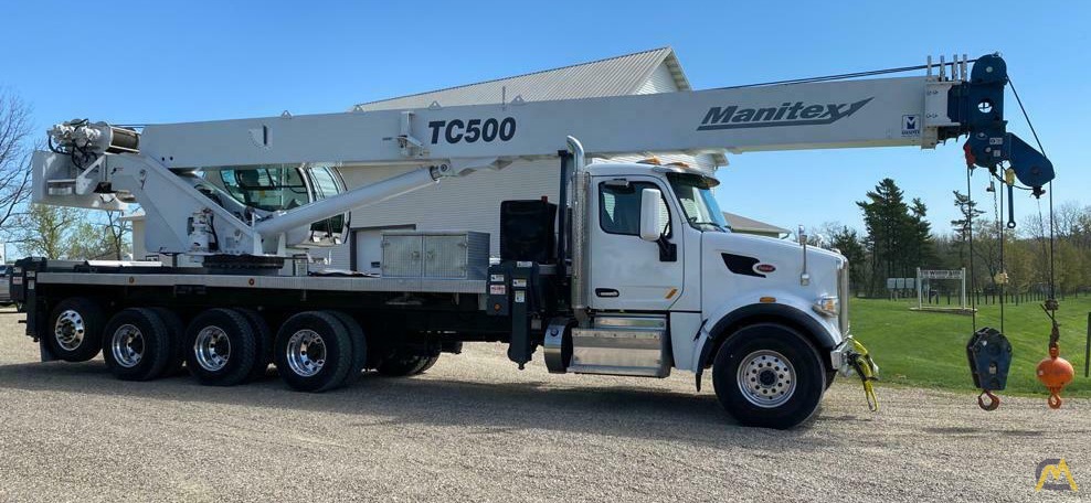Manitex TC50155HL 50-Ton Boom Truck Crane on Peterbilt 567 2