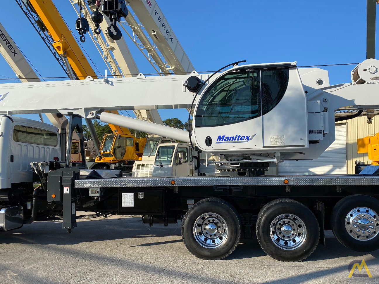 Manitex 5096S 50-ton Boom Truck Crane on Freightliner 114SD 8