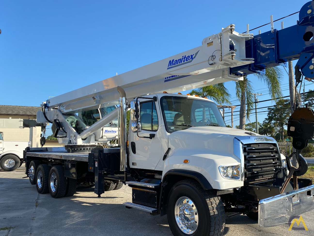 Manitex 5096S 50-ton Boom Truck Crane on Freightliner 114SD 10