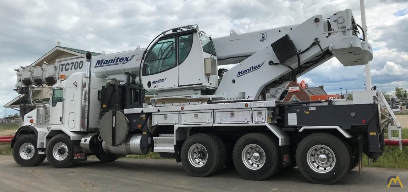 Manitex TC700 70-Ton Boom Truck Crane on Kenworth T800 0