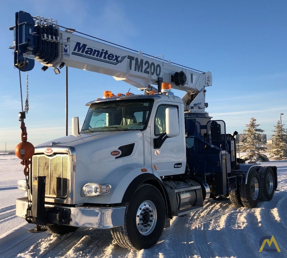 Manitex TM200 20-Ton Boom Truck Crane on Peterbilt 567 1