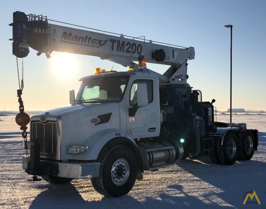 Manitex TM200 20-Ton Boom Truck Crane on Peterbilt 567 2