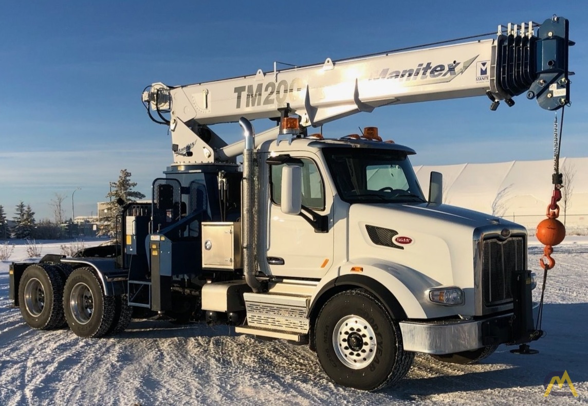 Manitex TM200 20-Ton Boom Truck Crane on Peterbilt 567 3