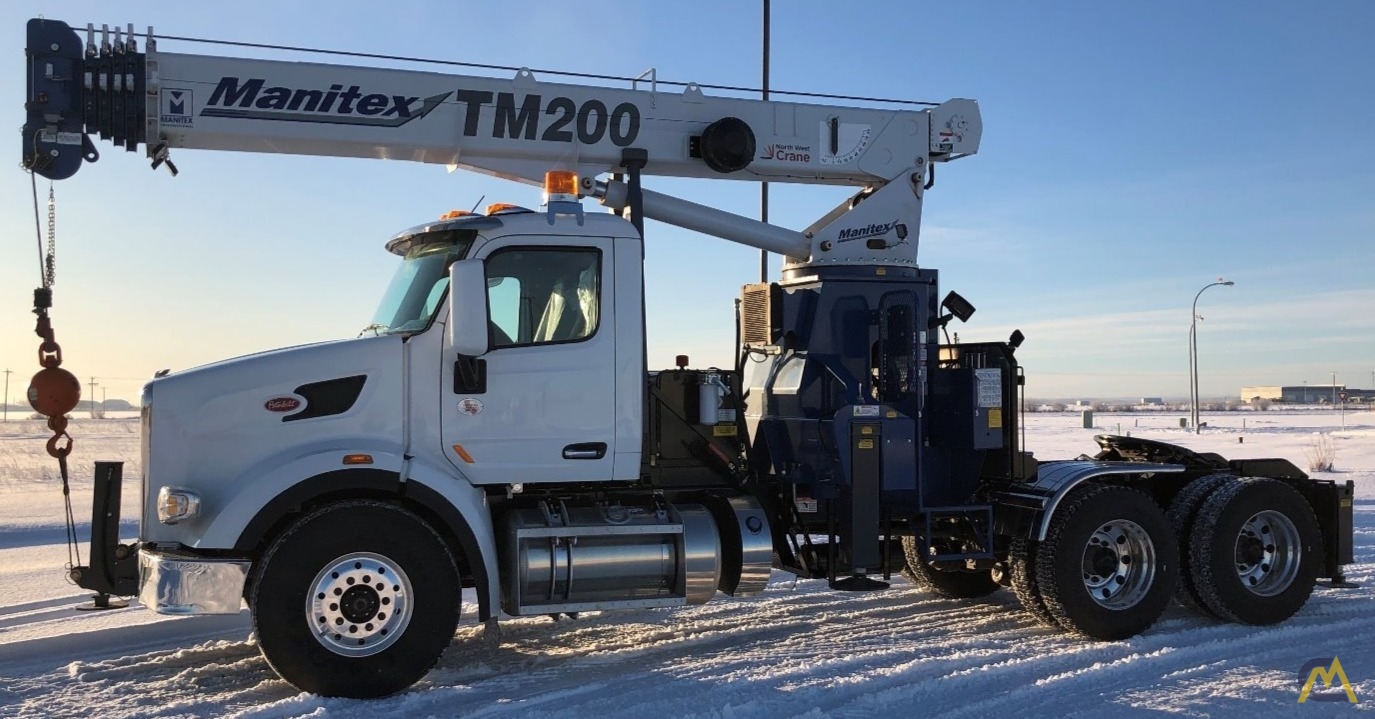 Manitex TM200 20-Ton Boom Truck Crane on Peterbilt 567 6