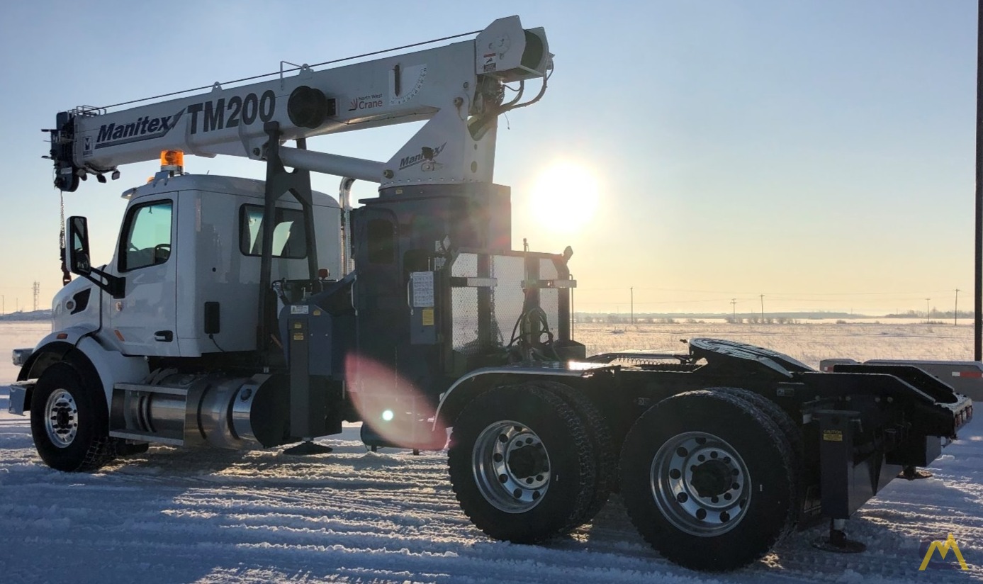 Manitex TM200 20-Ton Boom Truck Crane on Peterbilt 567 0