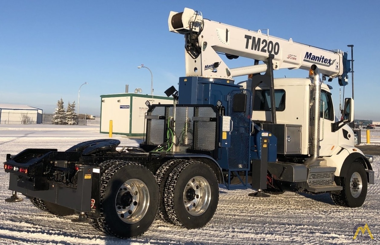 Manitex TM200 20-Ton Boom Truck Crane on Peterbilt 567 4