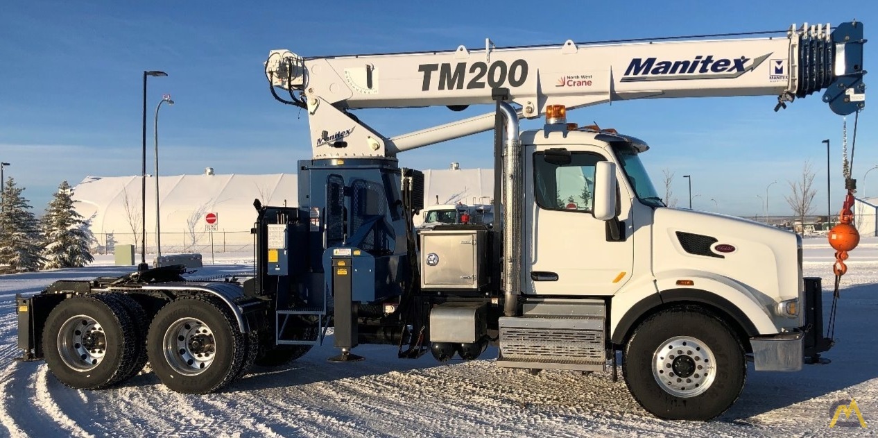 Manitex TM200 20-Ton Boom Truck Crane on Peterbilt 567 5